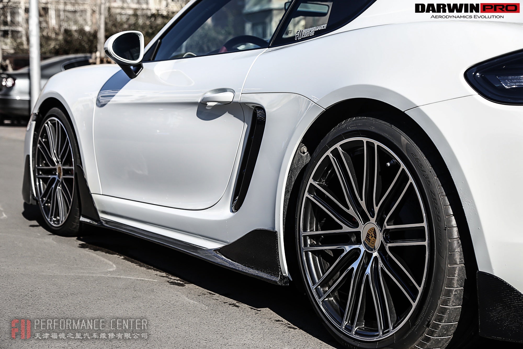 2016 - 2024 Porsche 718 Cayman & Boxster Carbon Fiber Side Air Vents